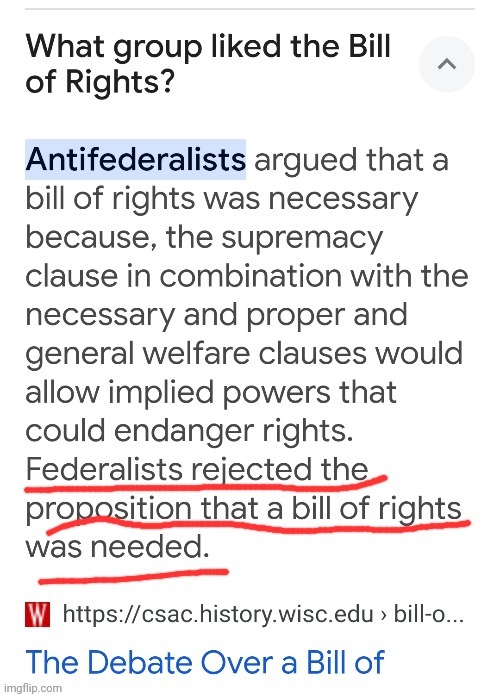 Republicans And Maga Are Federalists.  Democrats Are Antifederalists.  Therefore A Vote For Trump Is A Vote Against Civil Rights | image tagged in bill of rights,civil rights,gun rights,human rights,equal rights,memes | made w/ Imgflip meme maker