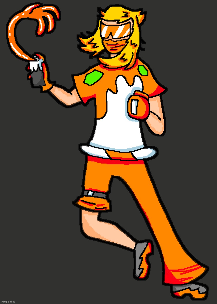 Slap happy rhythm busters oc: citrine | made w/ Imgflip meme maker