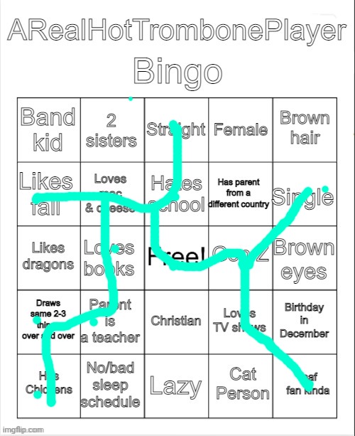 The nerve. | image tagged in arealhottromboneplayer bingo | made w/ Imgflip meme maker