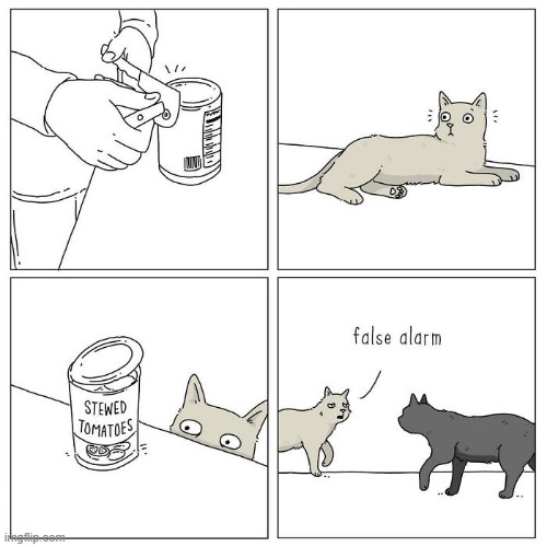 False Alarm | image tagged in comics | made w/ Imgflip meme maker