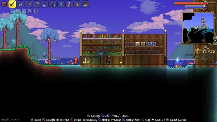 Day ?? of playing Celebrationmk10 until 1.4.5 comes out | image tagged in terraria,gaming,video games,nintendo switch,screenshot | made w/ Imgflip meme maker