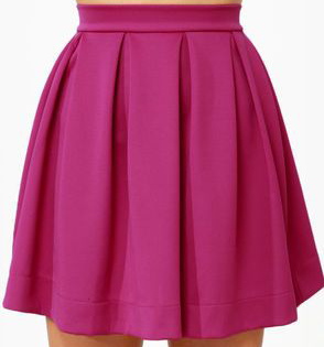 Dark Pink Hot Magenta Skirt For Sasha Waybright Blank Meme Template