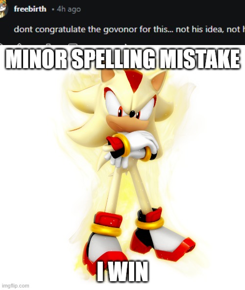image tagged in minor spelling mistake hd | made w/ Imgflip meme maker