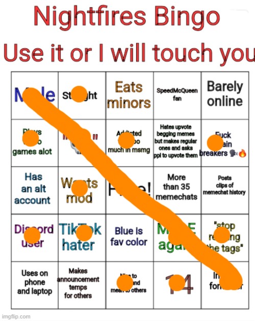 Nightfires new bingo | image tagged in nightfires new bingo | made w/ Imgflip meme maker