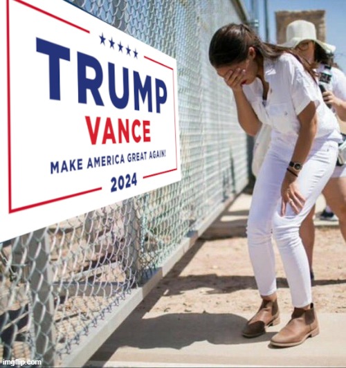 image tagged in trump,vance,2024,aoc,elections | made w/ Imgflip meme maker