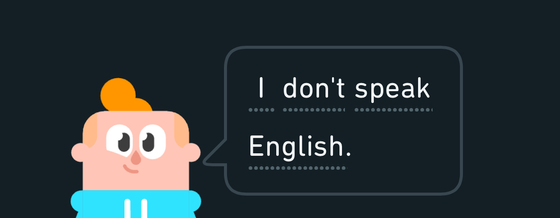 I Don't Speak English Blank Meme Template