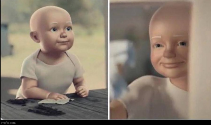 baby Mr Clean wtf | made w/ Imgflip meme maker