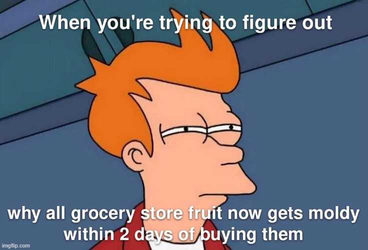 image tagged in grocery store,fruit,rotten | made w/ Imgflip meme maker