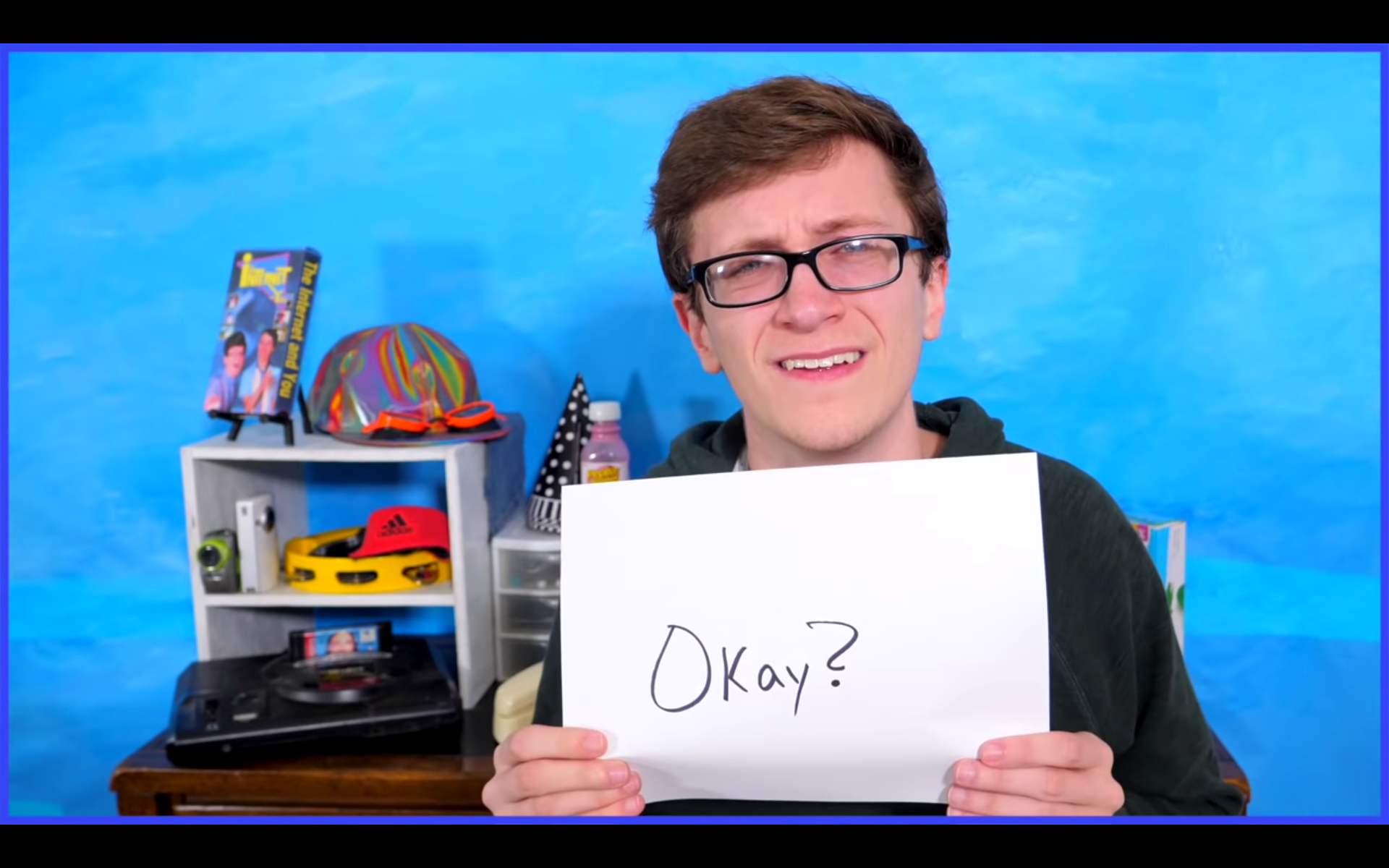 Scott the Woz "Okay?" Blank Meme Template