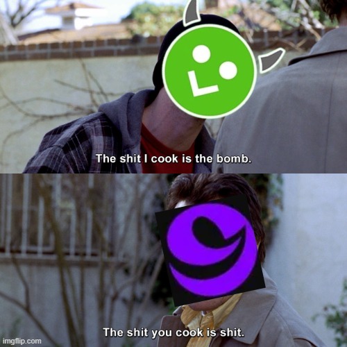 iykyk | image tagged in the shit i cook is the bomb | made w/ Imgflip meme maker