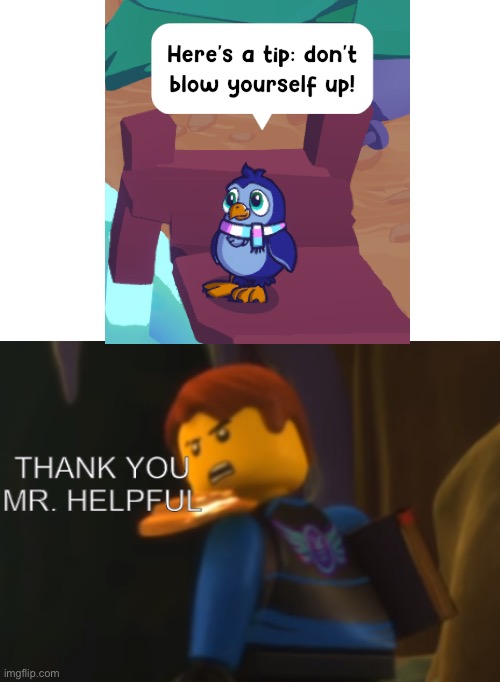 Ah yes | image tagged in thank you mr helpful,duck life,duck life 9 | made w/ Imgflip meme maker