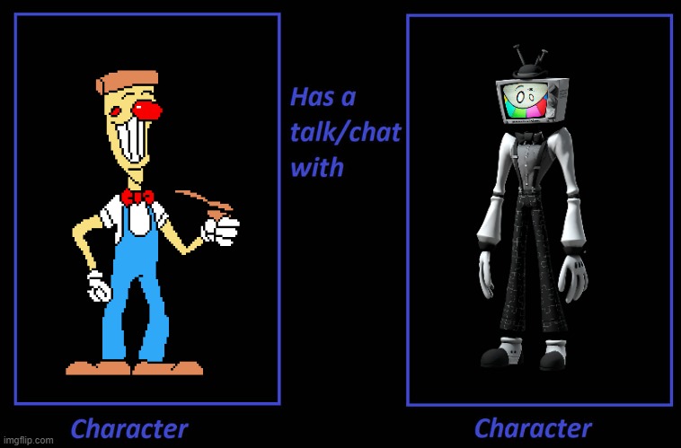 They ARE pretty similar | image tagged in what if character has a talk,smg4,puzzle,pizza tower,memes | made w/ Imgflip meme maker