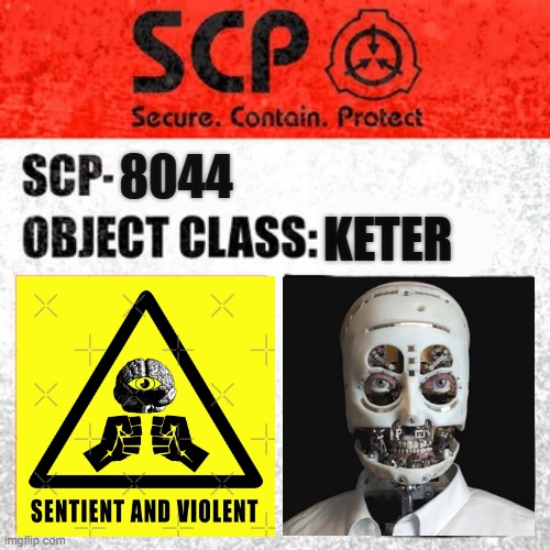 SCP Label Template: Keter - Imgflip