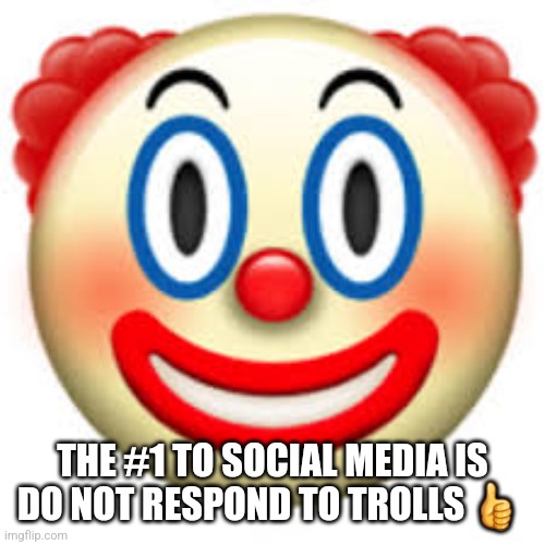 Fact of meme | THE #1 TO SOCIAL MEDIA IS DO NOT RESPOND TO TROLLS 👍 | image tagged in meme,bots | made w/ Imgflip meme maker