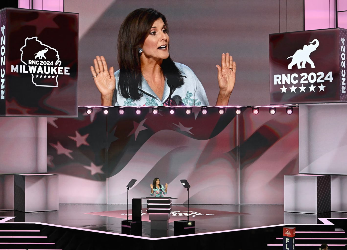 High Quality Nikki Haley 2024 RNC Blank Meme Template