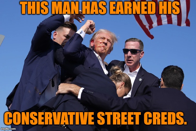 If it were easy then leftists could do it. | THIS MAN HAS EARNED HIS; CONSERVATIVE STREET CREDS. | image tagged in yep | made w/ Imgflip meme maker
