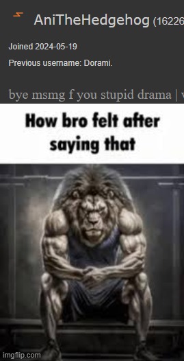 image tagged in how bro felt after saying that | made w/ Imgflip meme maker