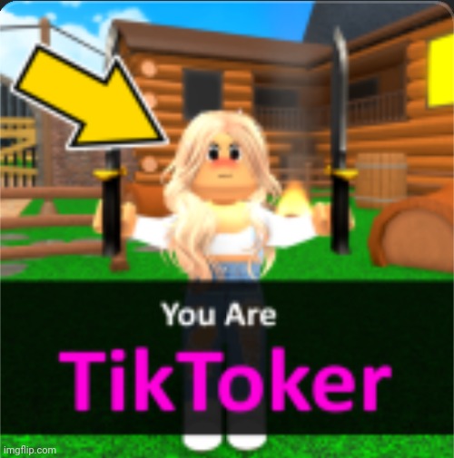 you are tiktoker | image tagged in you are tiktoker | made w/ Imgflip meme maker