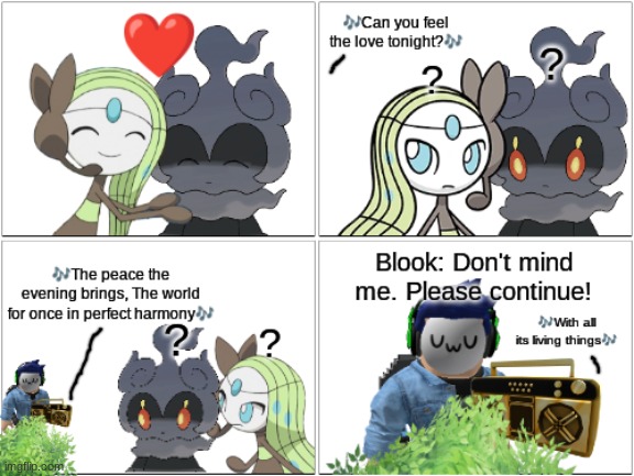 Can you feel the love tonight.mp3 | image tagged in comic,non-canon | made w/ Imgflip meme maker