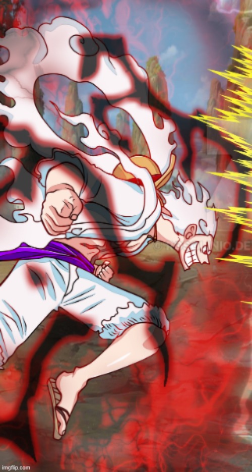 luffy gear 5 | image tagged in luffy gear 5 | made w/ Imgflip meme maker