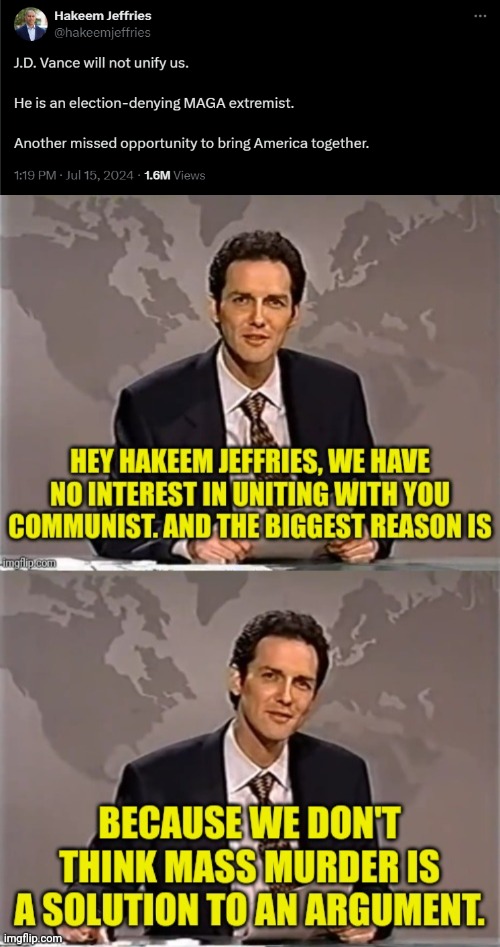 WEEKEND UPDATE WITH NORM | image tagged in weekend update with norm,leftists,democrats | made w/ Imgflip meme maker