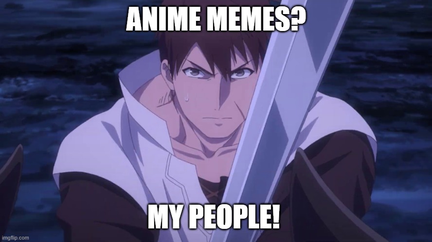 Parry | ANIME MEMES? MY PEOPLE! | image tagged in anime meme | made w/ Imgflip meme maker