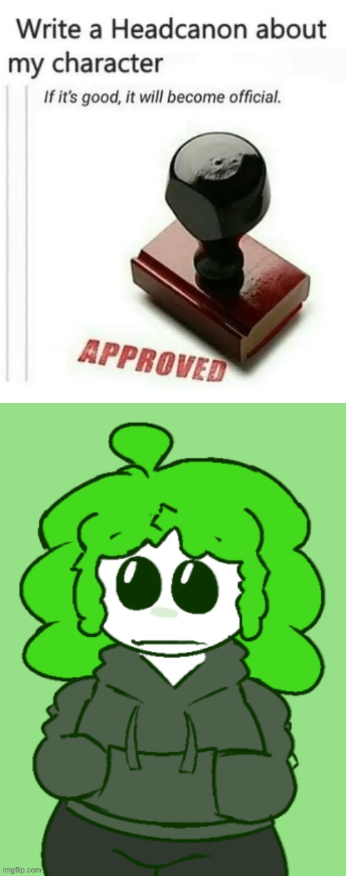 really old Cory design | image tagged in write a headcanon about my character | made w/ Imgflip meme maker