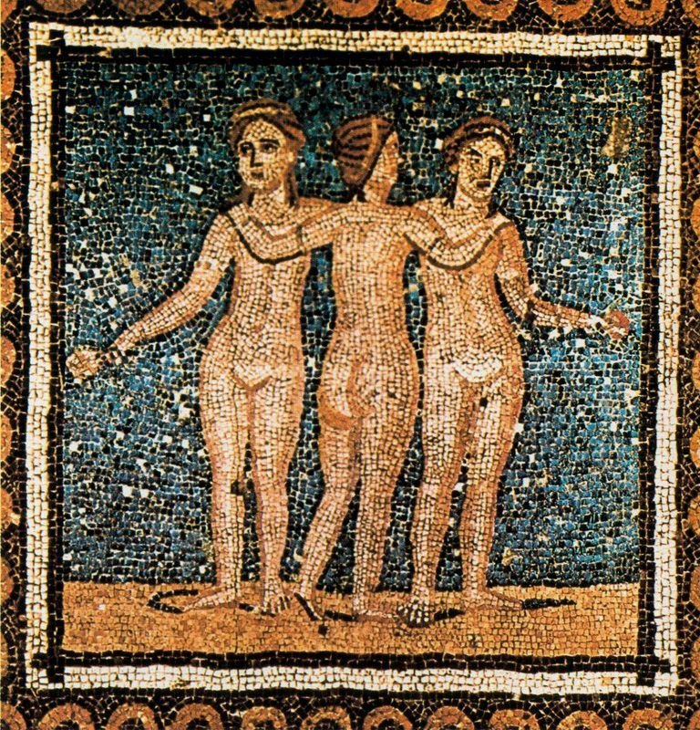 Mozaika 3 kobiety Blank Meme Template