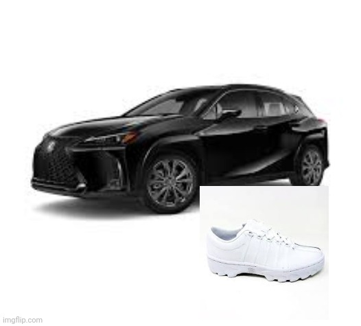 image tagged in lexus,shoes | made w/ Imgflip meme maker