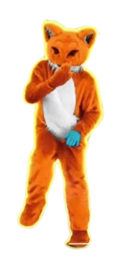 High Quality Just Dance 2015 Fox Mascott Pose 4 Blank Meme Template