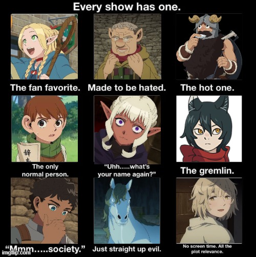 Dungeon Meshi "Every Show Has One" | image tagged in anime | made w/ Imgflip meme maker