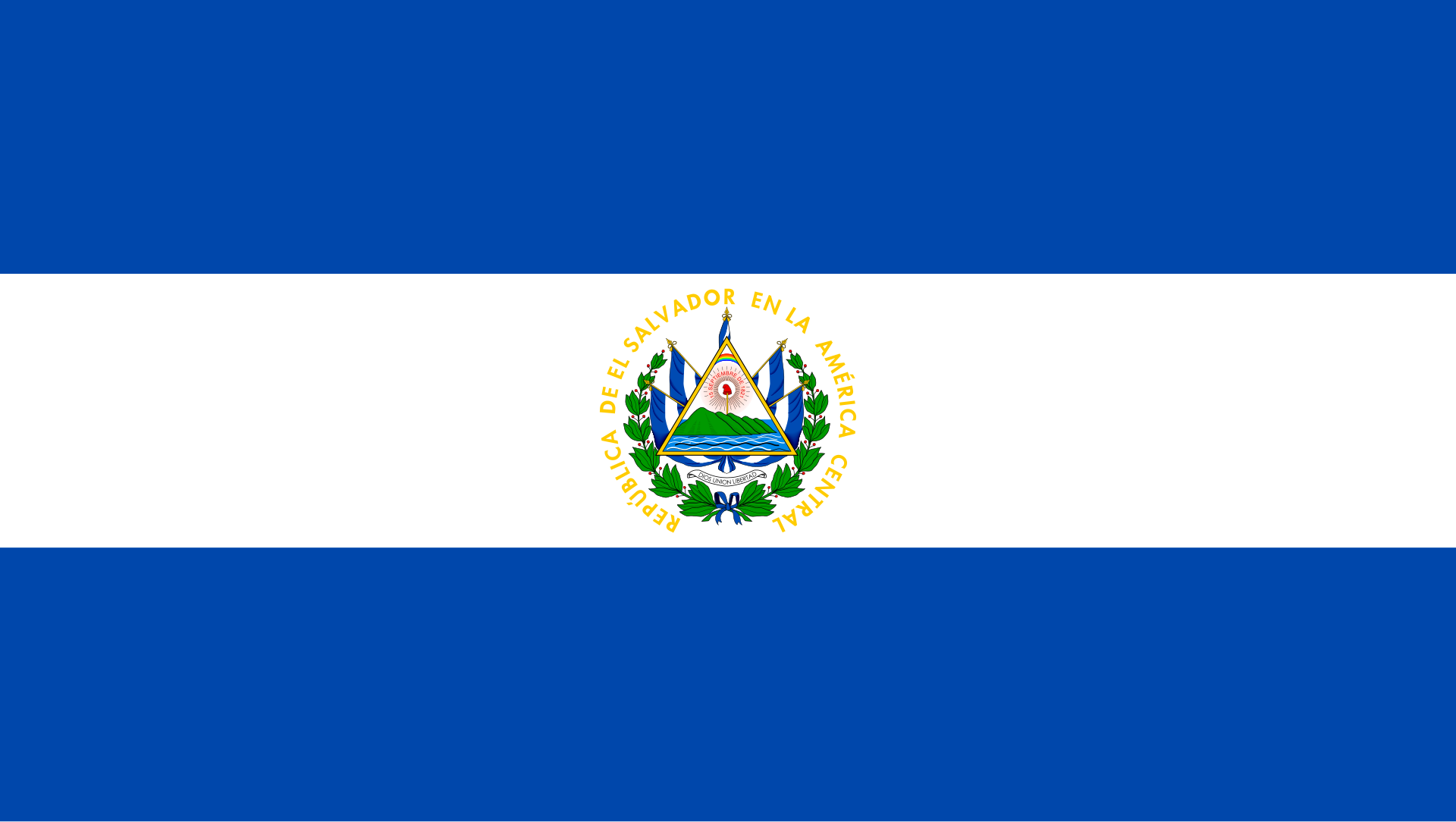 High Quality El Salvador Flag The South America Blank Meme Template