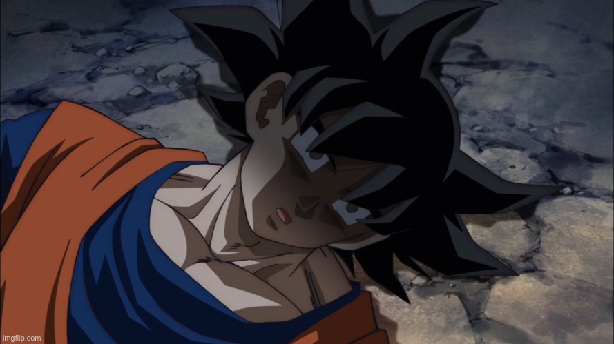 Dead Goku | image tagged in dead goku | made w/ Imgflip meme maker