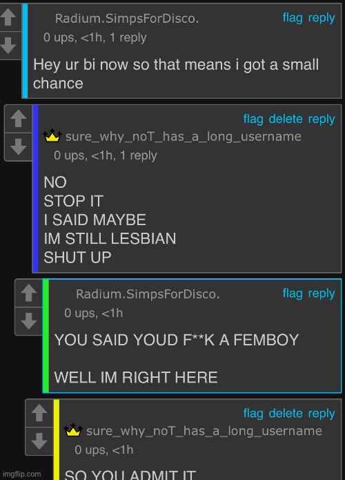 Radium a femboy confirmed | made w/ Imgflip meme maker