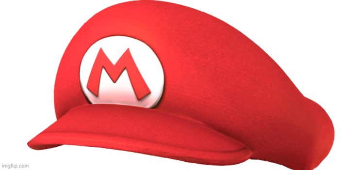 Super Smash Bros. Mario Hat | image tagged in super smash bros mario hat | made w/ Imgflip meme maker