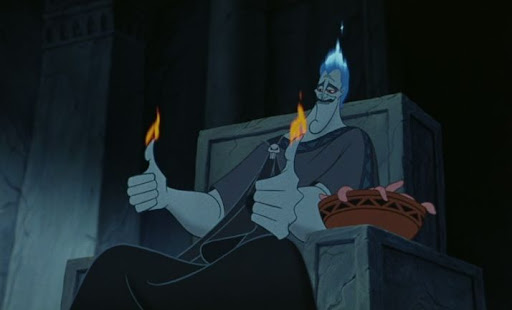 High Quality Hades Two Thumbs Way Way Up Blank Meme Template