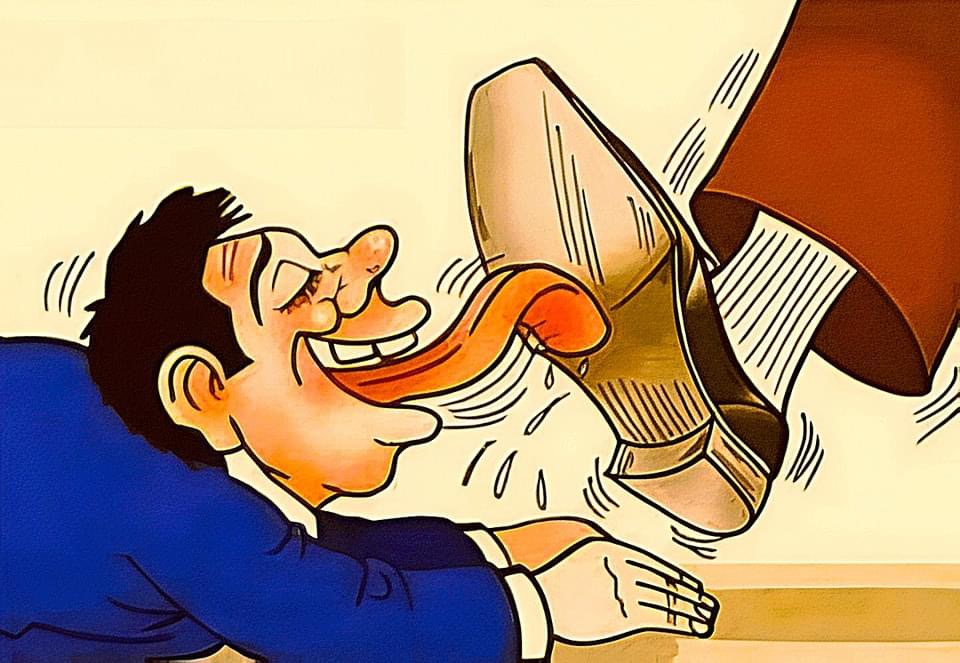 Shoe licker Blank Meme Template
