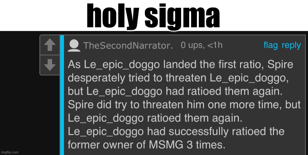 holy sigma | made w/ Imgflip meme maker