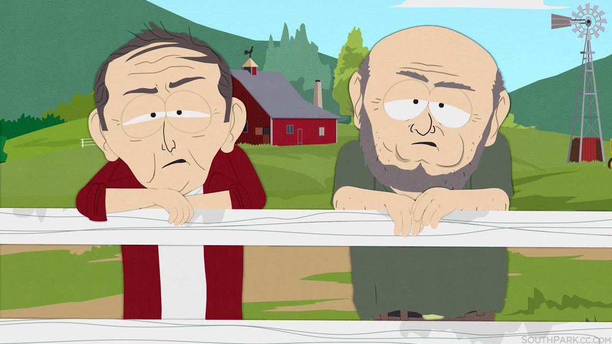 High Quality South Park Old Men Blank Meme Template