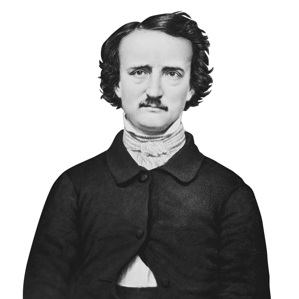 High Quality Edgar Allen Poe Blank Meme Template