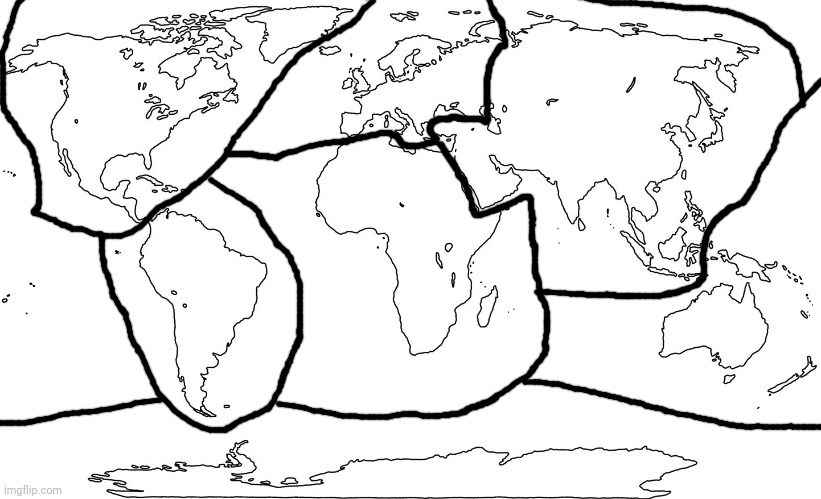 World Map Blank | image tagged in world map blank | made w/ Imgflip meme maker