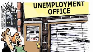 Unemployment Office Cartoon Blank Meme Template