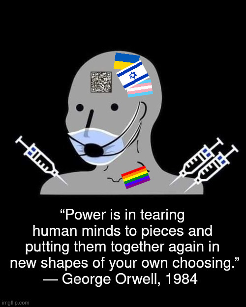 1984/2024 | image tagged in george orwell | made w/ Imgflip meme maker