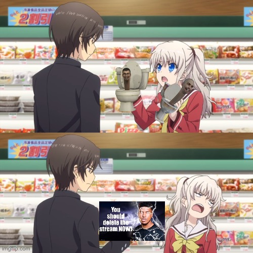 charlotte anime | image tagged in charlotte anime | made w/ Imgflip meme maker