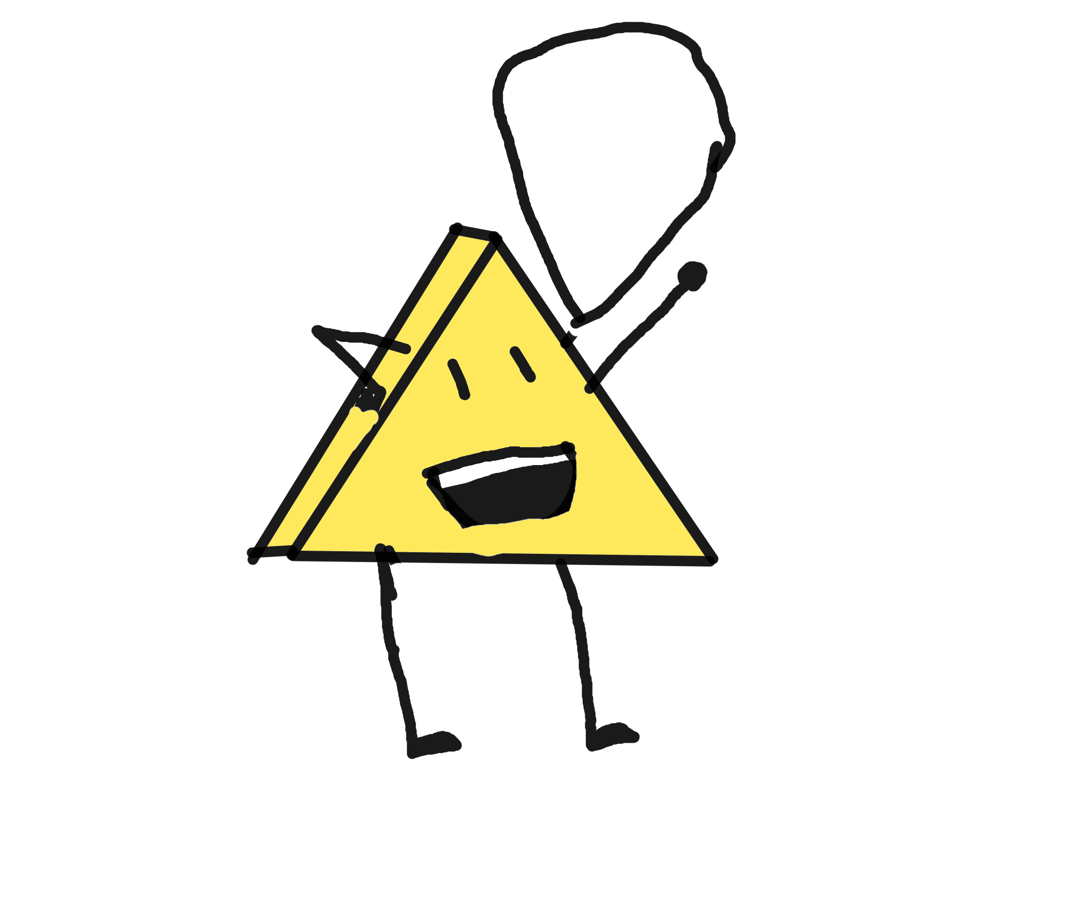 High Quality Triangle says: Blank Meme Template