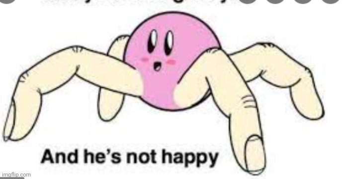 cursed kirby | image tagged in cursed kirby | made w/ Imgflip meme maker