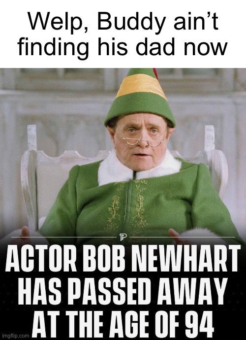 Not Papa Elf | Welp, Buddy ain’t finding his dad now | image tagged in sad,buddy the elf,goodbye | made w/ Imgflip meme maker