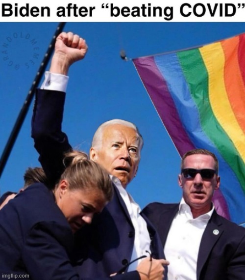 How Joe Biden Feels After Beating COVID-19 For the 7th Time | image tagged in creepy joe biden,hunter biden,corrupt,sleepy joe | made w/ Imgflip meme maker