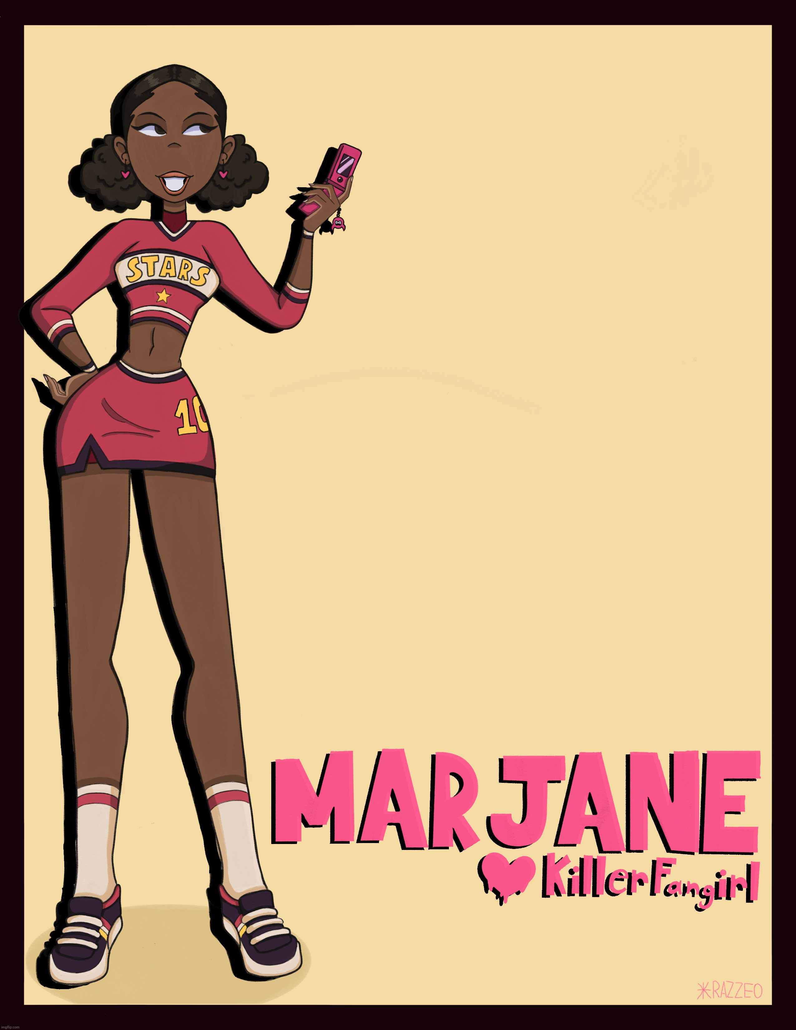 Cooking something up for a jeff the killer retelling/rewrite meet Marjane, head cheerleader | made w/ Imgflip meme maker