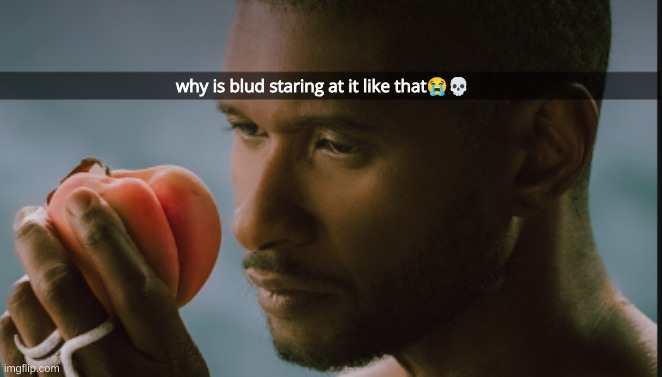 why is blud staring at it like that😭💀 | made w/ Imgflip meme maker